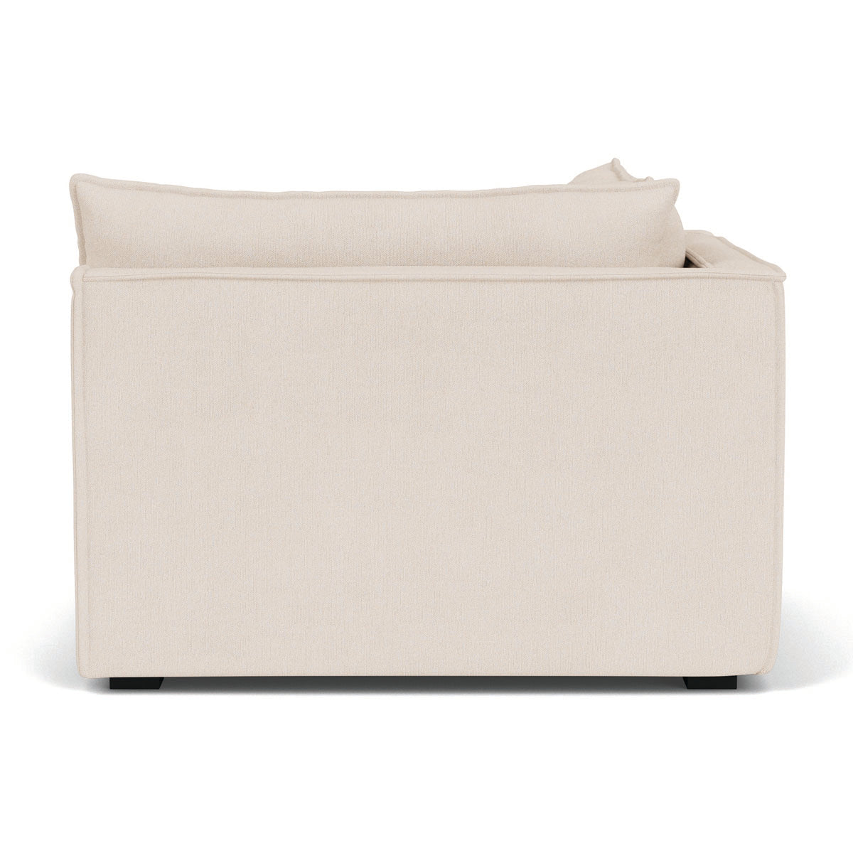 Stylish Daphne Fabric Left Corner Modular Sofa - 1 Seater Modern Living Room Furniture for Small Spaces & Apartments