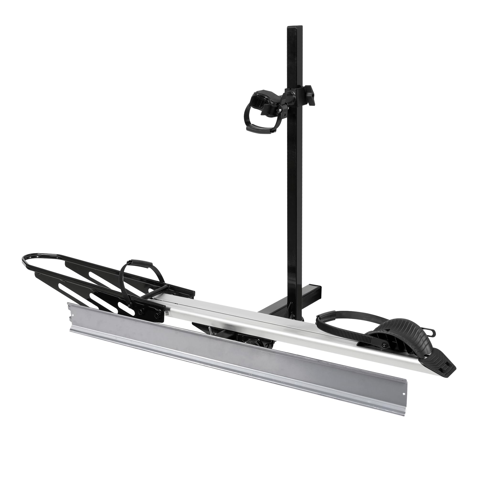 Heavy Duty Hitch Mount Bike Rack for Electric Bikes - 100 lbs Capacity Bicycle Carrier for Trucks, SUVs, RVs & Trailers | Includes Loading Ramp - Perfect for Road Trips, Camping & Outdoor Adventures