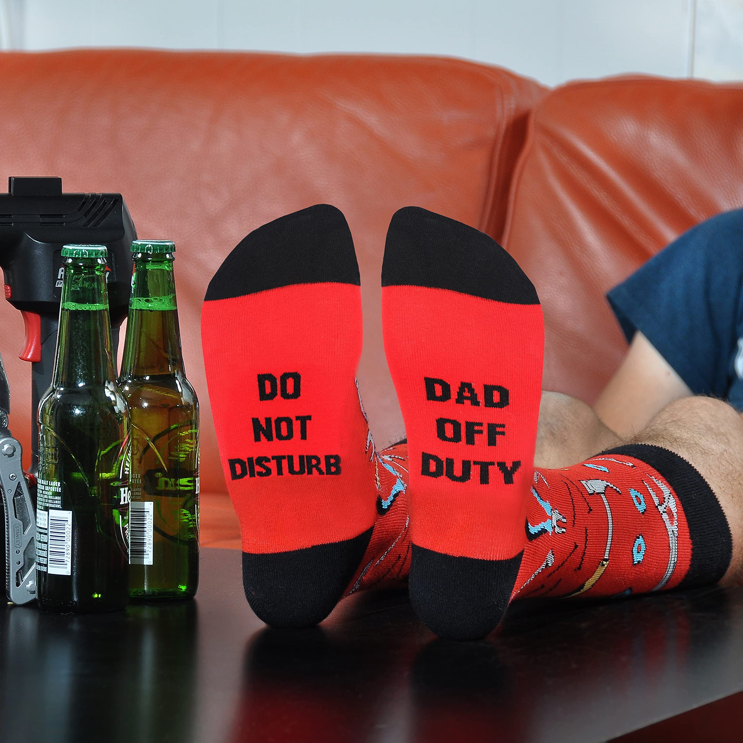 Funny Father's Day Socks for Men - Novelty Grandpa & Dad Gifts in Gift Box - Perfect Christmas Present for Dad, Husband, or Grandfather - Great for Holidays, Birthdays & Special Occasions