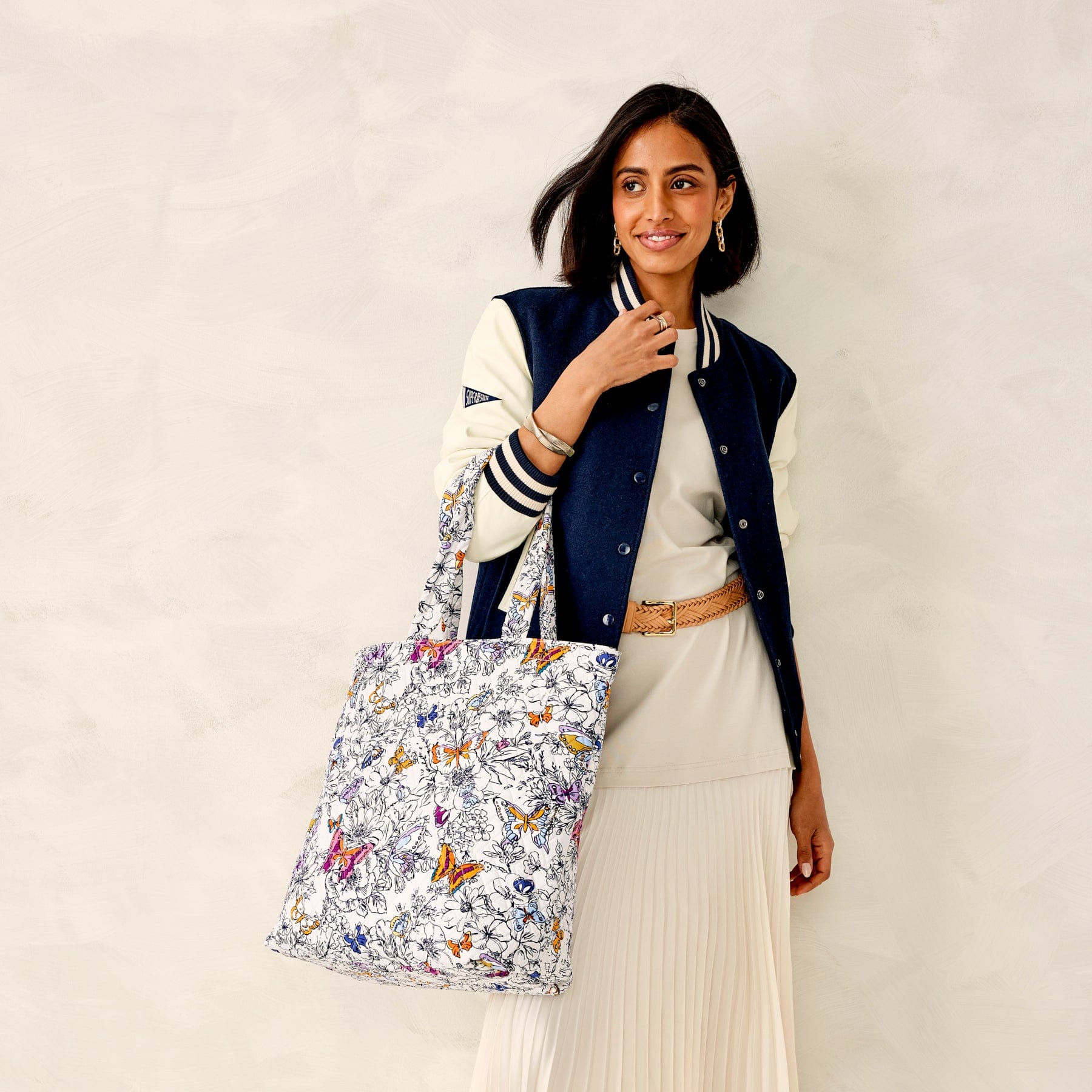 Clermont Tote Bag for Women - Large Canvas Shoulder Bag with Zipper Closure - Perfect for Work, Travel, Shopping & Beach Day Essentials