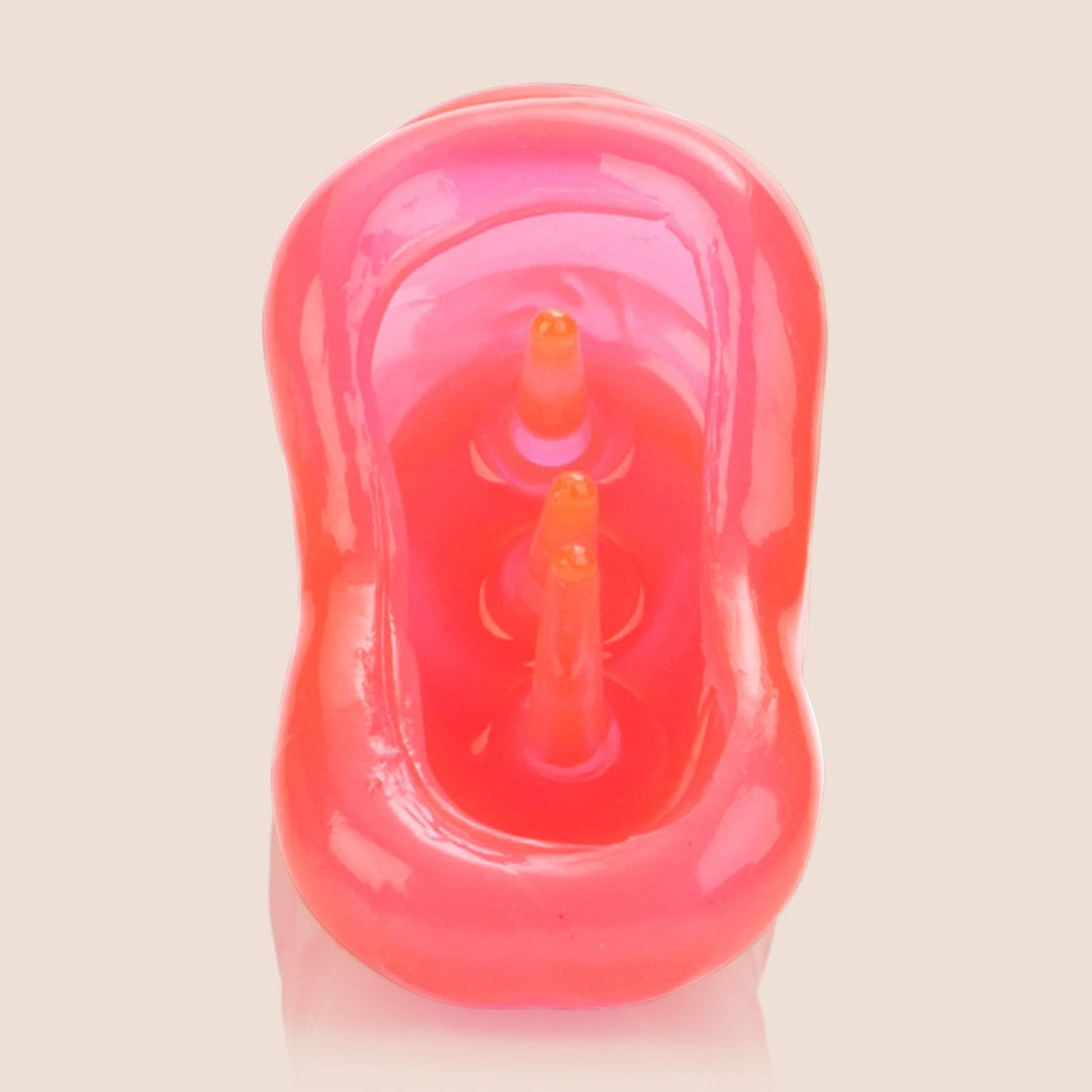 CalExotics Climactic Climaxer - Textured Soft Outer Mouth for Enhanced Pleasure | Perfect for Couples & Solo Play
