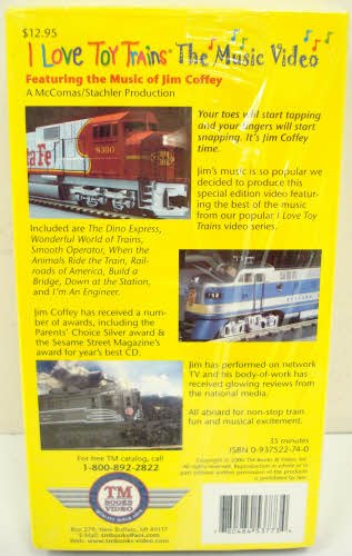 I Love Toy Trains: The Music [VHS] – Classic Children's Train-Themed Musical Adventure for Kids & Collectors | Perfect for Playtime, Gifts & Nostalgic Family Moments