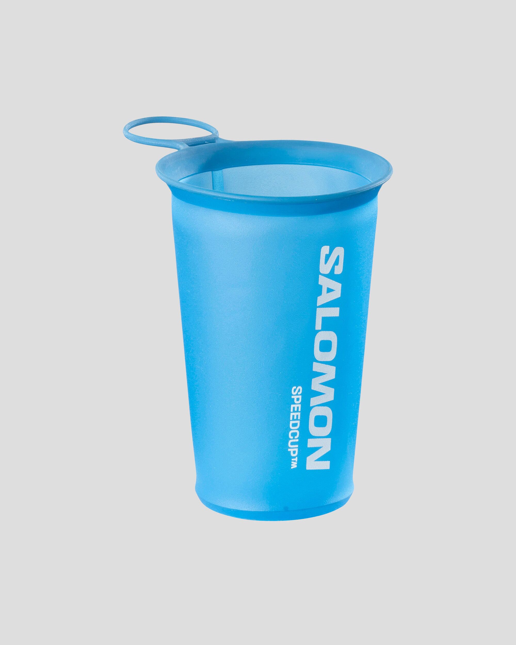 Salomon Soft Cup Speed 150ml Clear Blue - Lightweight Water Bottle for Hiking, Running & Outdoor Adventures