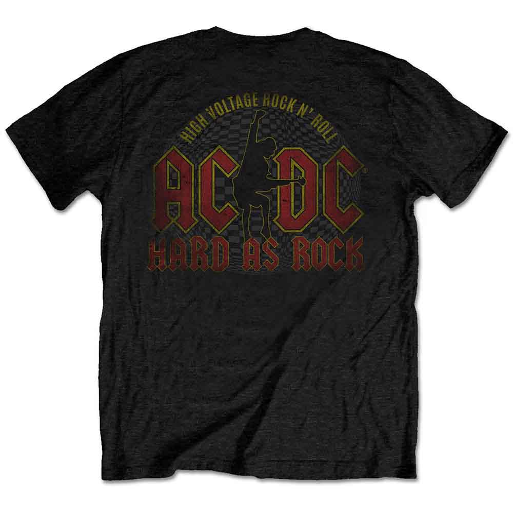 AC/DC Hard As Rock Band T-Shirt - Vintage Rock Music Tee for Men & Women - Perfect for Concerts, Gifts & Casual Wear