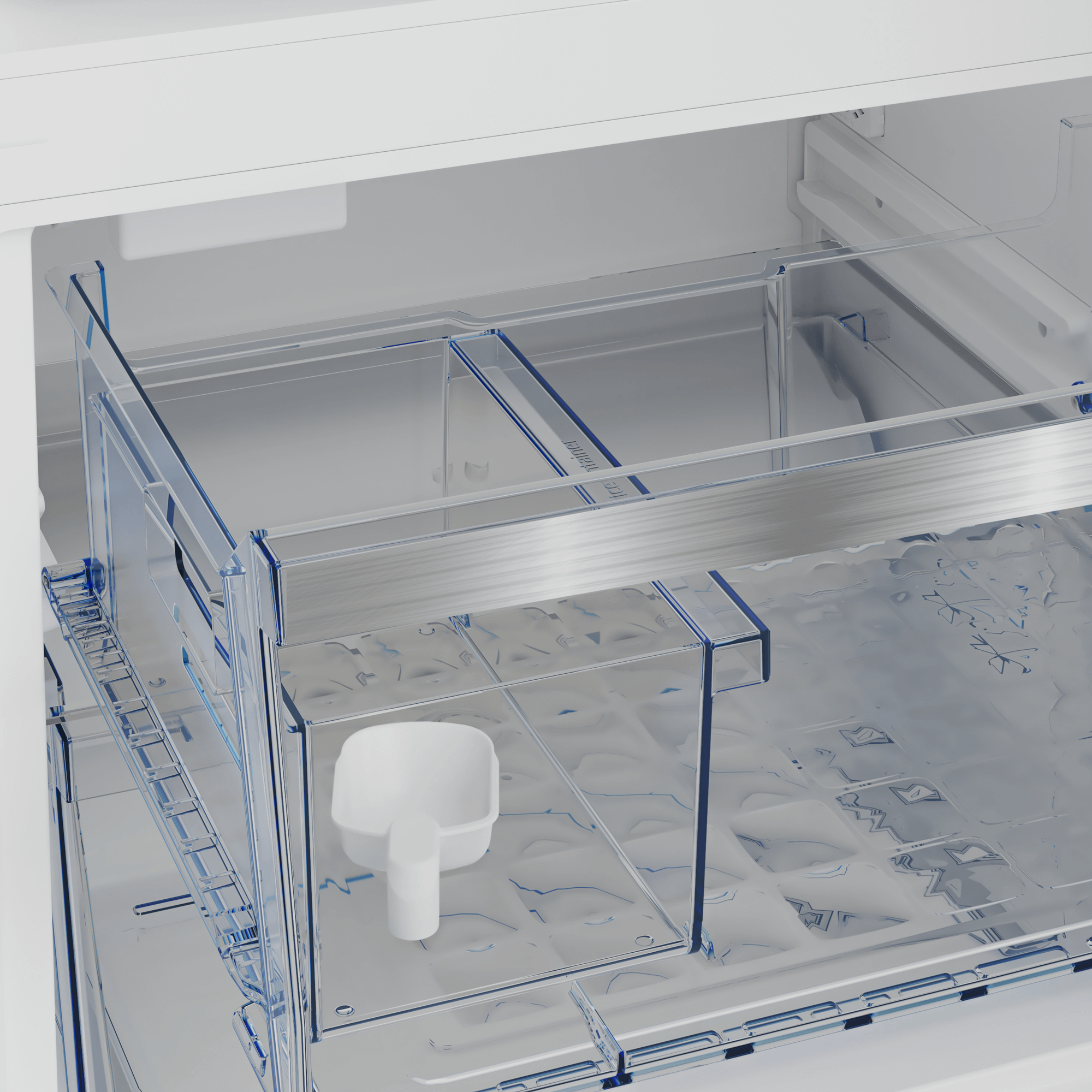 Beko BFBF30216SSIM 30 Inch Stainless Steel Bottom Freezer Refrigerator - Energy Efficient, Spacious Design for Modern Kitchens & Home Use