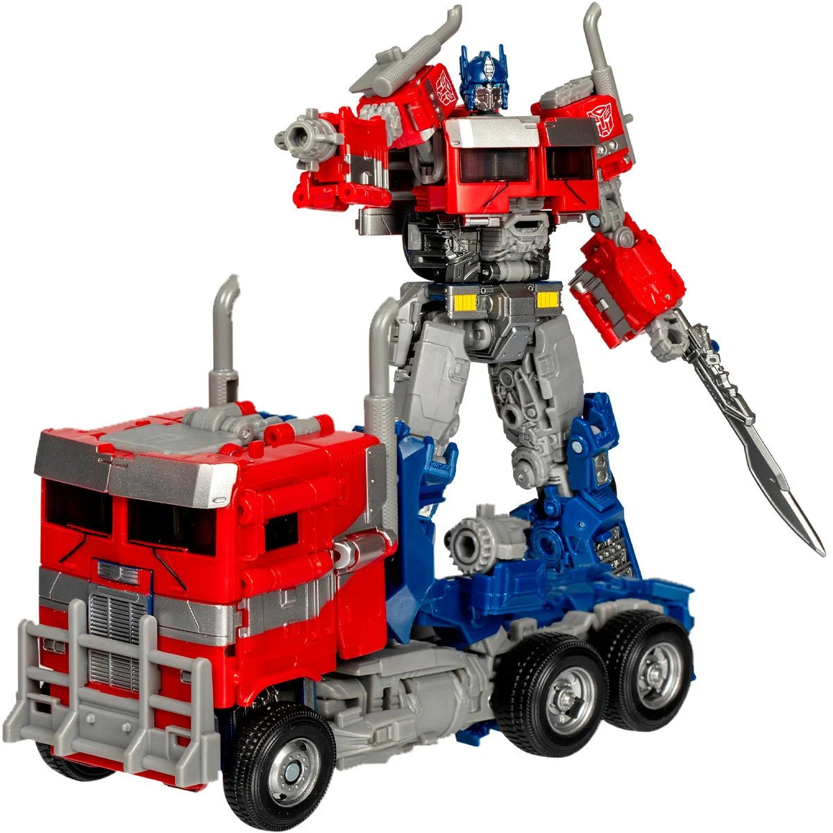 Optimus Prime Transformers: Rise of the Beasts Voyager Class Action Figure - Official Studio Series 102 Collectible Toy for Kids & Adults - Perfect for Display, Play, and Movie Reenactments