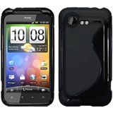 HTC Incredible S Slim Gel Case - Flexible Soft TPU Phone Cover with Anti-Slip Grip - Perfect for Daily Use, Work & Travel (Black)
