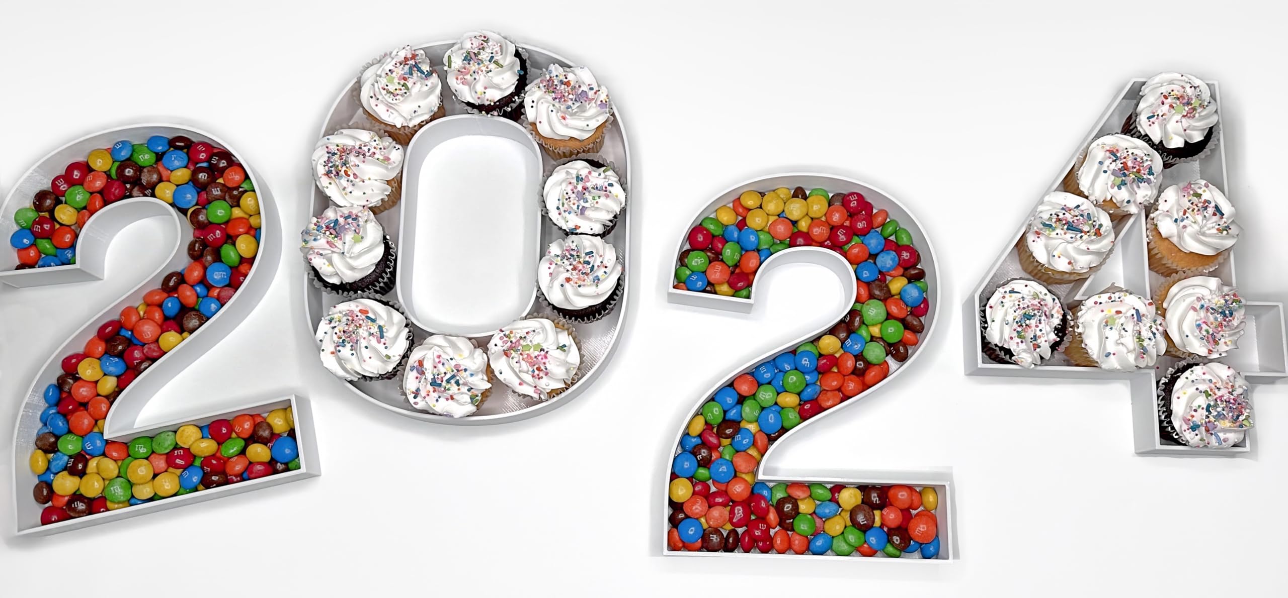 2024 Reusable Plastic Fillable Number Set - 16