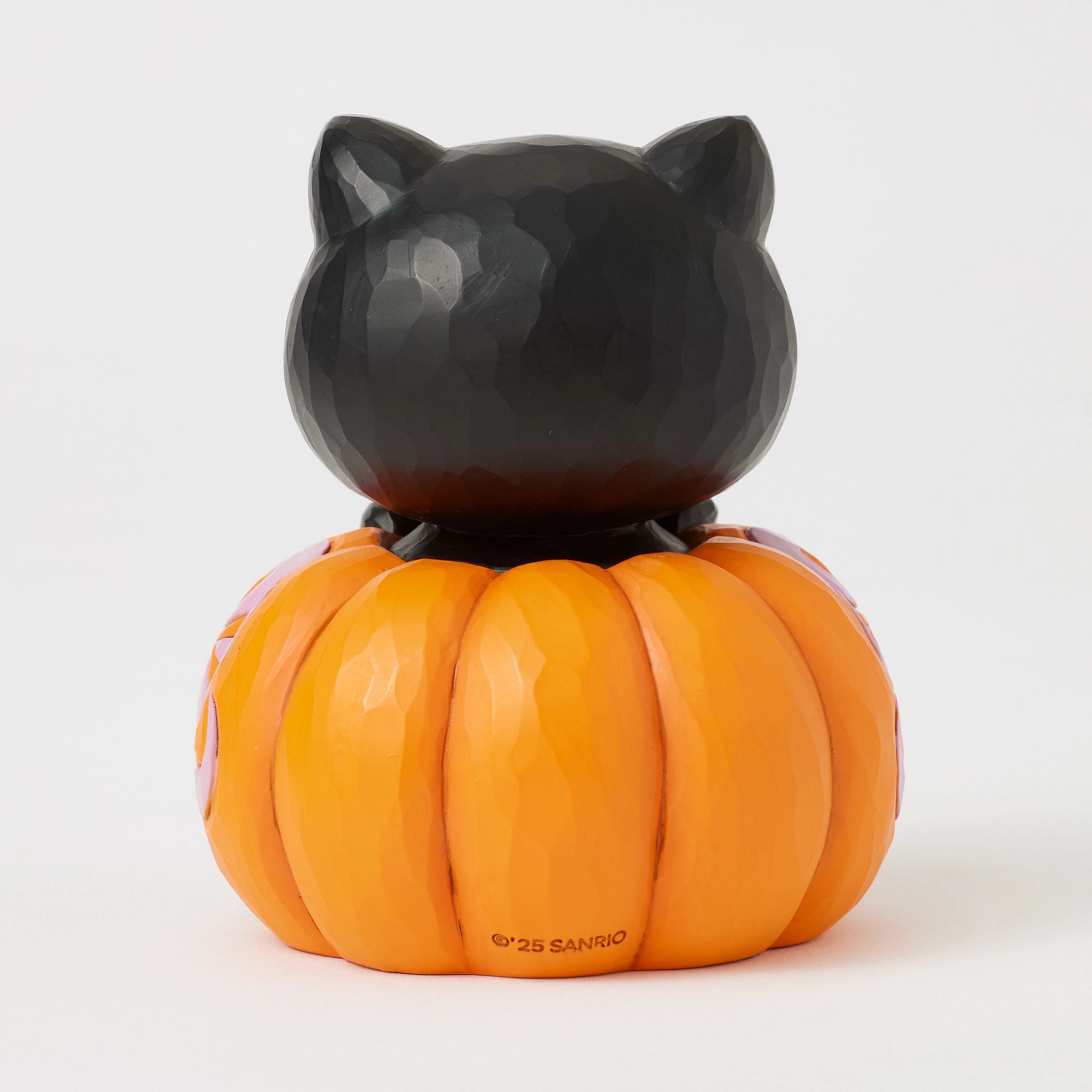 Hello Kitty Black Cat Pumpkin Plush Toy - Cute Kawaii Halloween Decor & Gift for Kids, Girls, Fans - Perfect for Home, Party, Cosplay & Photo Props