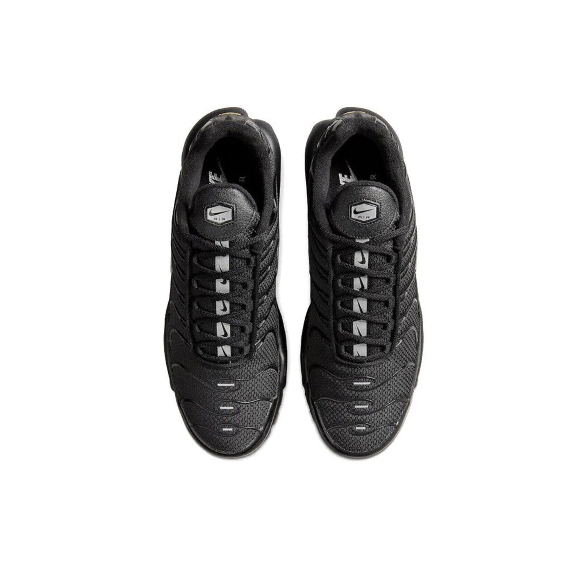 Nike Air Max Plus TN 'Mini Swoosh Black Silver' Men's Running Shoes 2022 - Lightweight Cushioned Sneakers for Gym Workouts & Streetwear Fashion