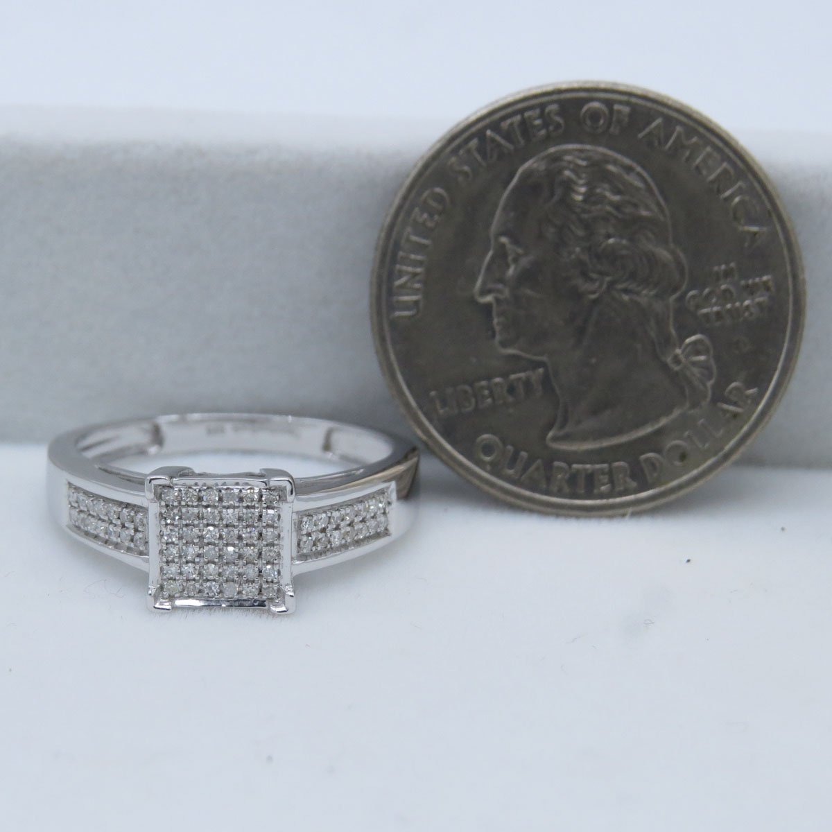 0.20 Carat Round White Diamond Engagement Ring for Men & Women - Sterling Silver Micro Pave Wedding Band - Perfect for Proposals, Anniversaries & Special Occasions