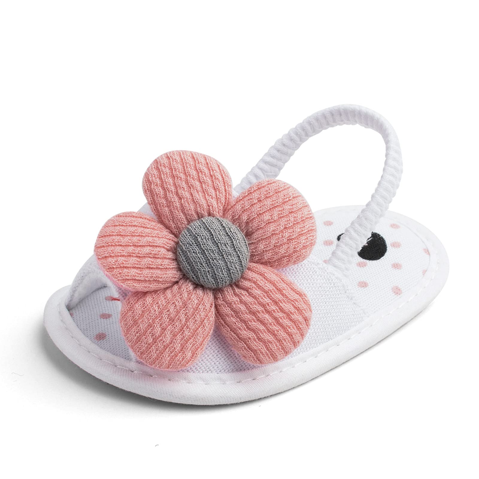 Sunflower Princess Sandals for Baby Girls - Soft Summer Shoes for Toddlers & Infants - Perfect for Beach & Outdoor Play