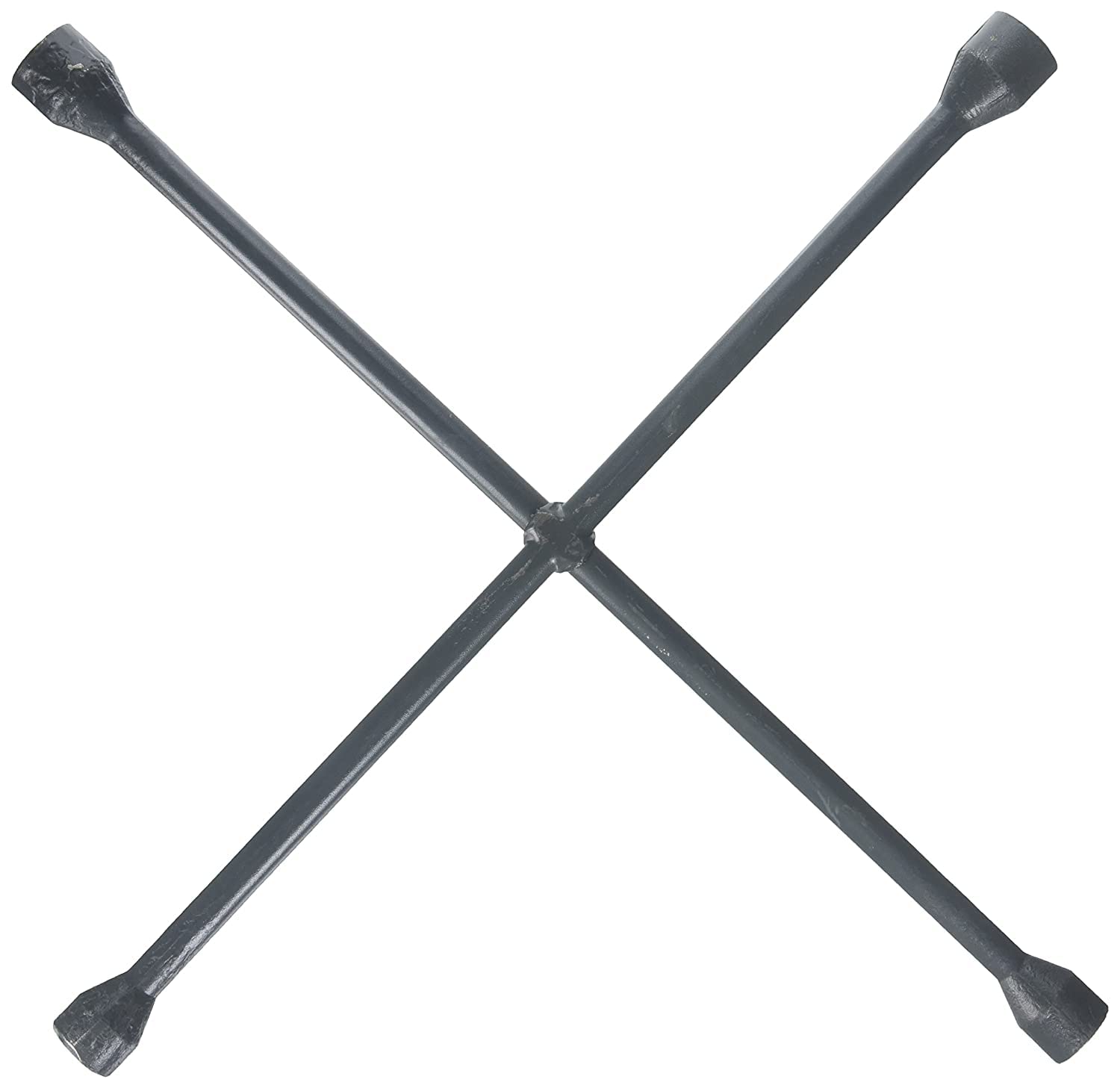 Ken-Tool 4-Way Standard Lug Nut Wrench, 5/8 Inch, 22 Inch - Heavy Duty Tire Iron for Car, Truck & SUV Wheel Maintenance & Emergency Roadside Repairs