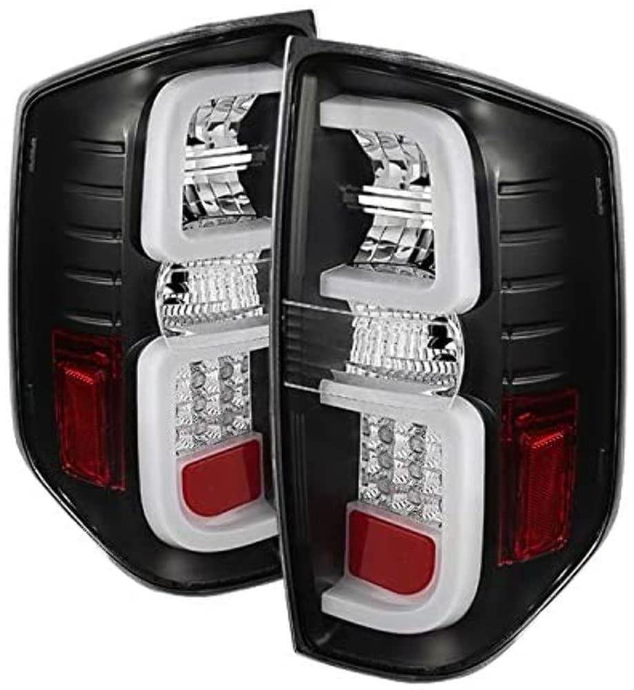 Spyder Auto 5080196 LED Tail Lights Black/Clear - High-Performance Brake Lights for Cars, Trucks & SUVs