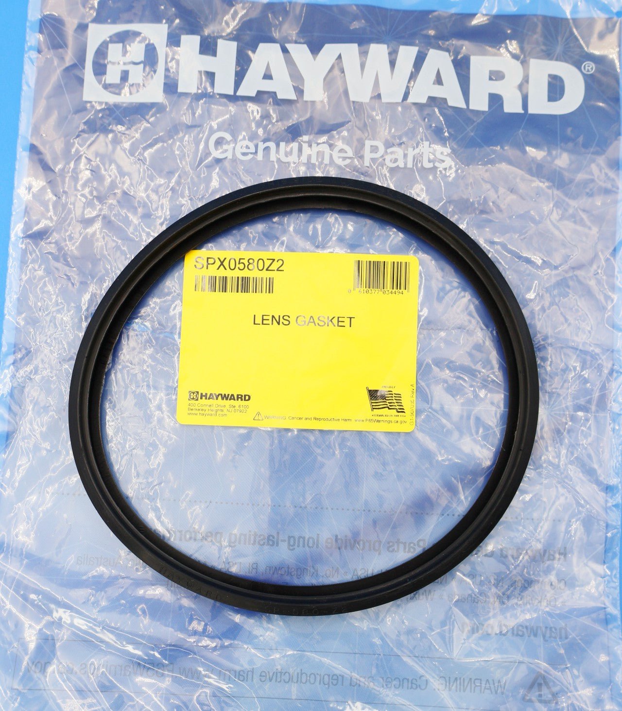 Hayward SPX0580Z2 Lens Gasket Replacement for Duralite & Astrolite Pool Lights - Waterproof Seal for Underwater Lighting Maintenance & Repair
