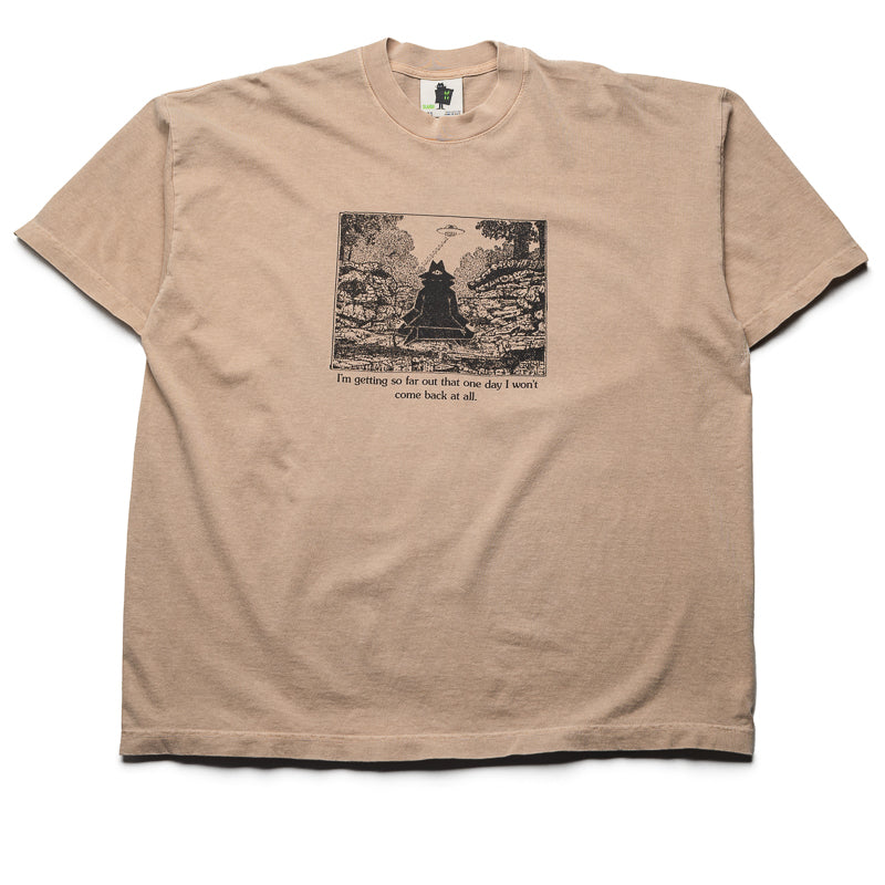 Real Bad Man Warning Graphic T-Shirt - Beige | Trendy Streetwear for Men | Perfect for Casual Outfits & Urban Fashion