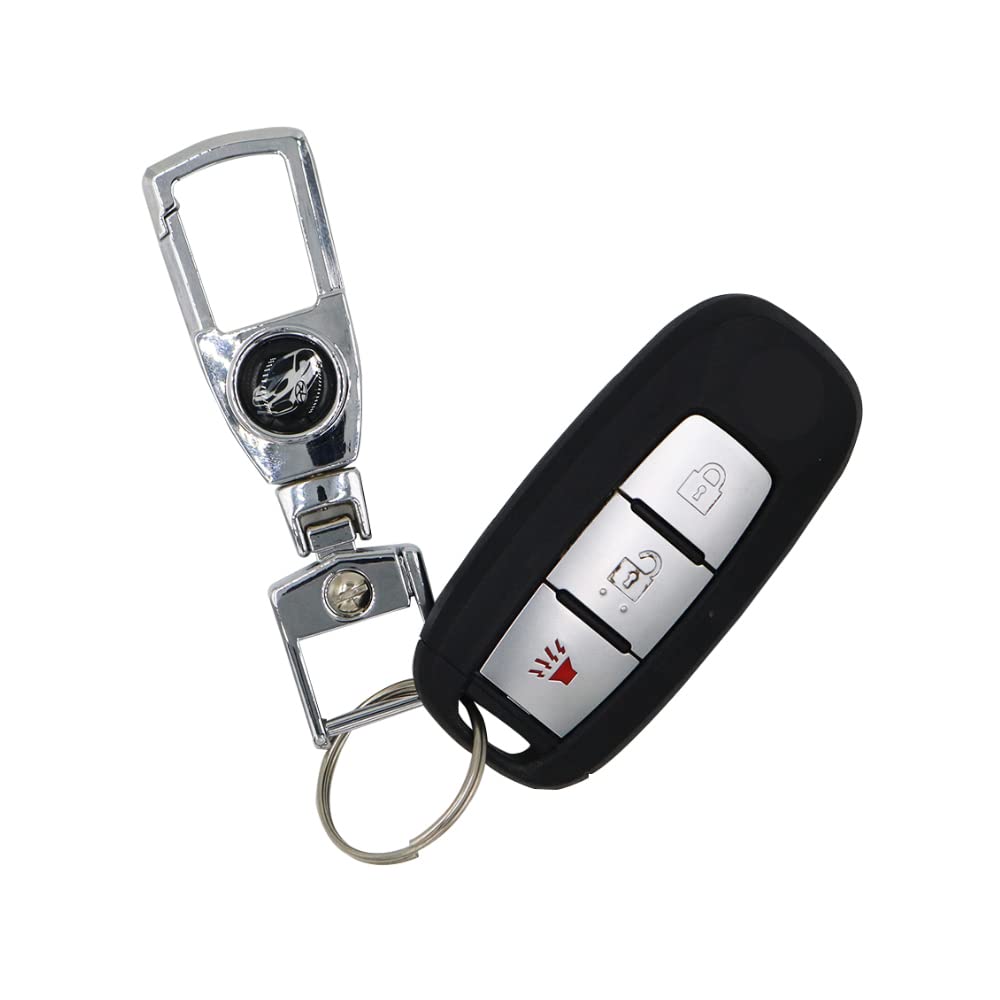 YSY Heavy Duty Keychain - 1 Pack Durable Key Fob with Secure Clip & Ring for Car Keys - Perfect for Men & Women | Ideal for Everyday Use, Travel & Key Organization