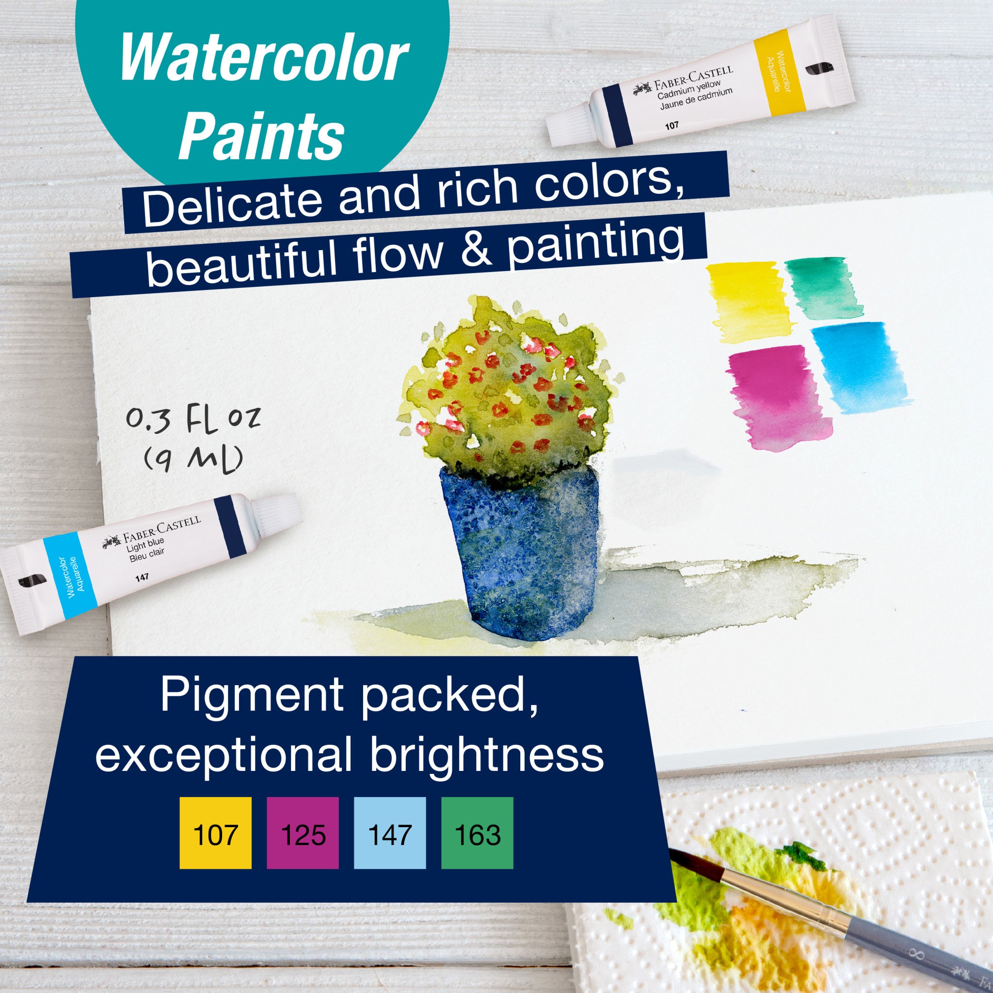 Creative Studio Try It Box - Wet Mediums Art Supplies Kit #770422 for Watercolor & Acrylic Painting | Perfect for Artists & Beginners