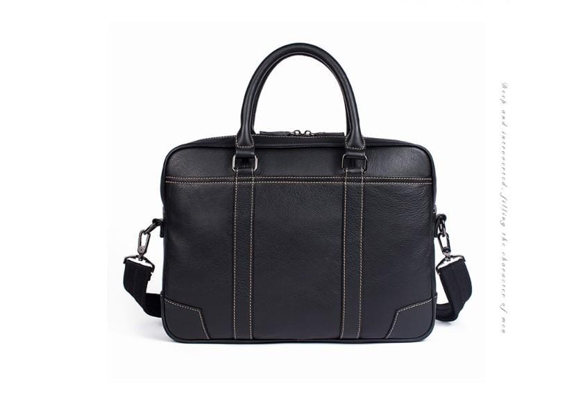 Premium Genuine Leather Messenger Bag for Men & Women - Stylish Crossbody Satchel for Work, Travel & Daily Commute