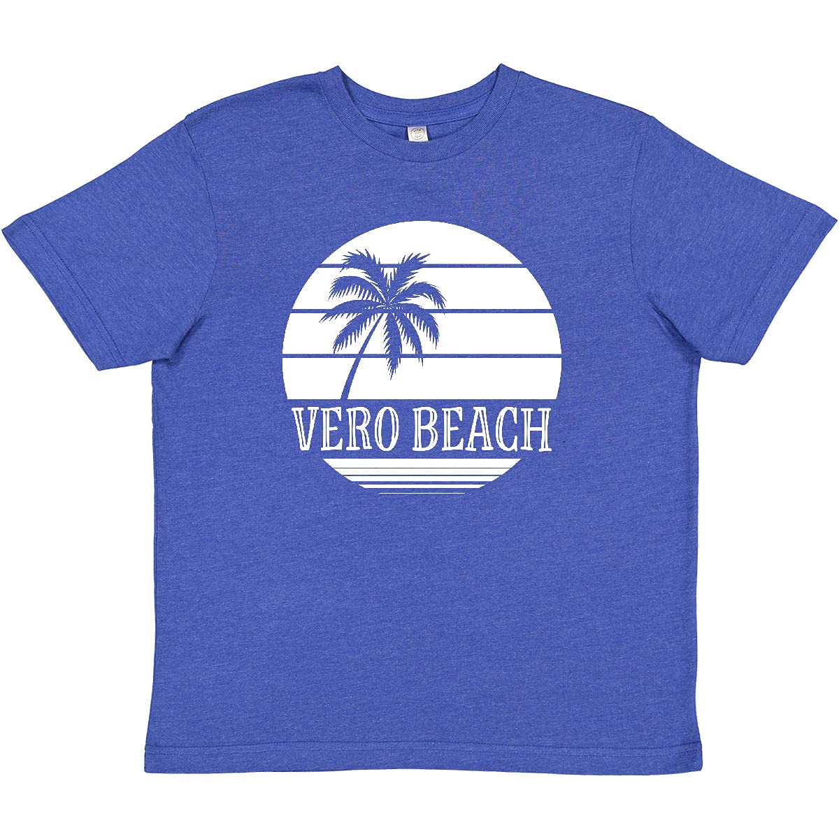Inktastic Vero Beach Florida Vacation Youth T-Shirt - Comfortable Kids Travel Shirt for Beach Trips, Family Vacations & Summer Outings