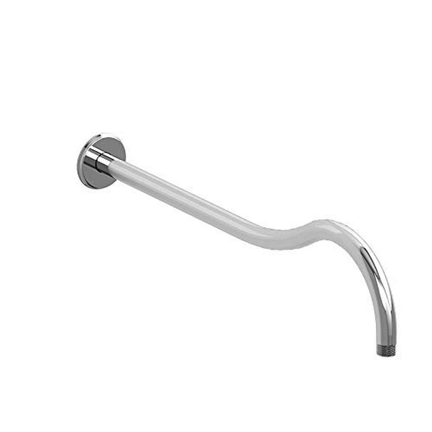 Riobel 583C 20-Inch Chrome Shower Arm - Durable Bathroom Fixture for Modern & Traditional Showers | Perfect for Home Renovation & Spa-Like Experience