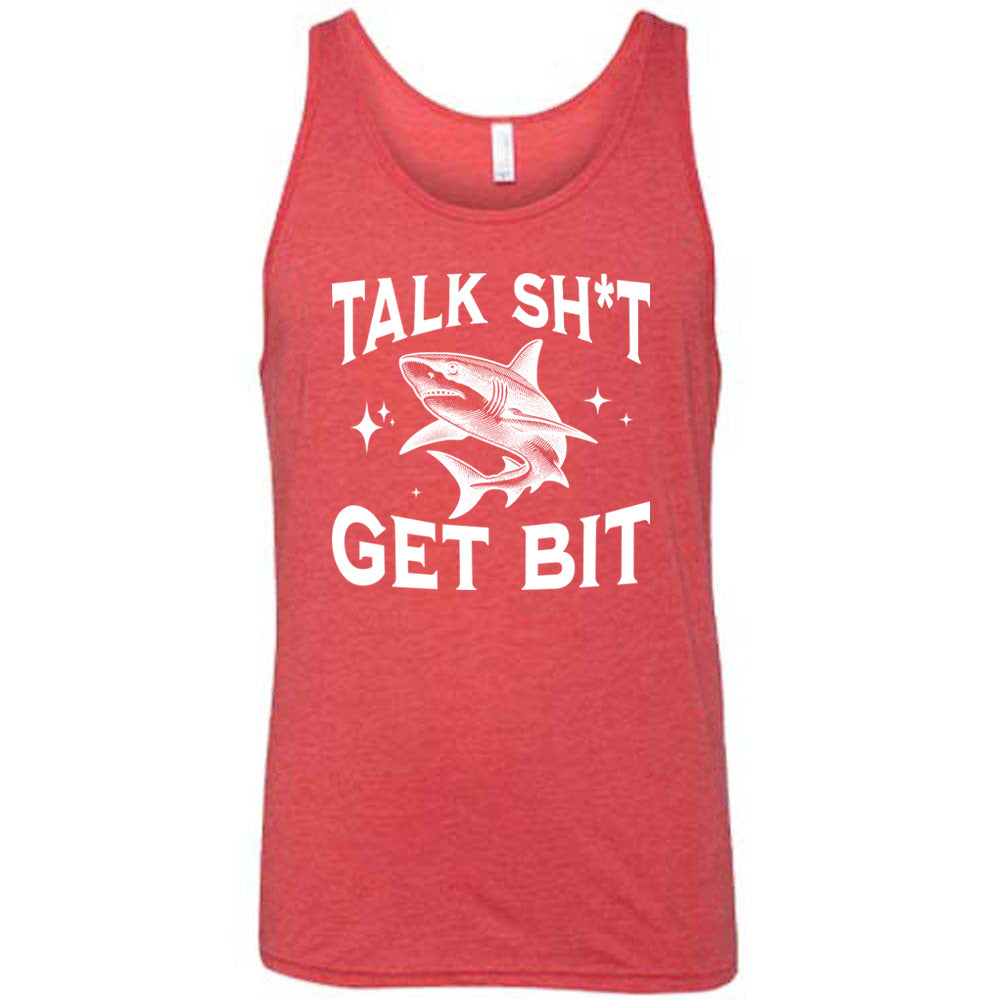 Talk Shit Get Bit Unisex T-Shirt - Funny Sarcastic Graphic Tee for Men & Women - Perfect for Casual Wear, Parties & Gifts