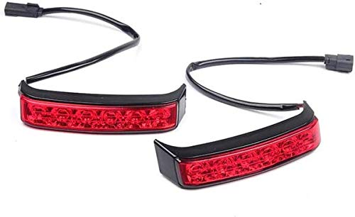 Eagle Lights Saddle-Lights Vivid Black LED Saddle Bag Lights for Harley Davidson Touring Models 2014-2024 - Enhance Night Visibility & Style for Motorcycle Riders