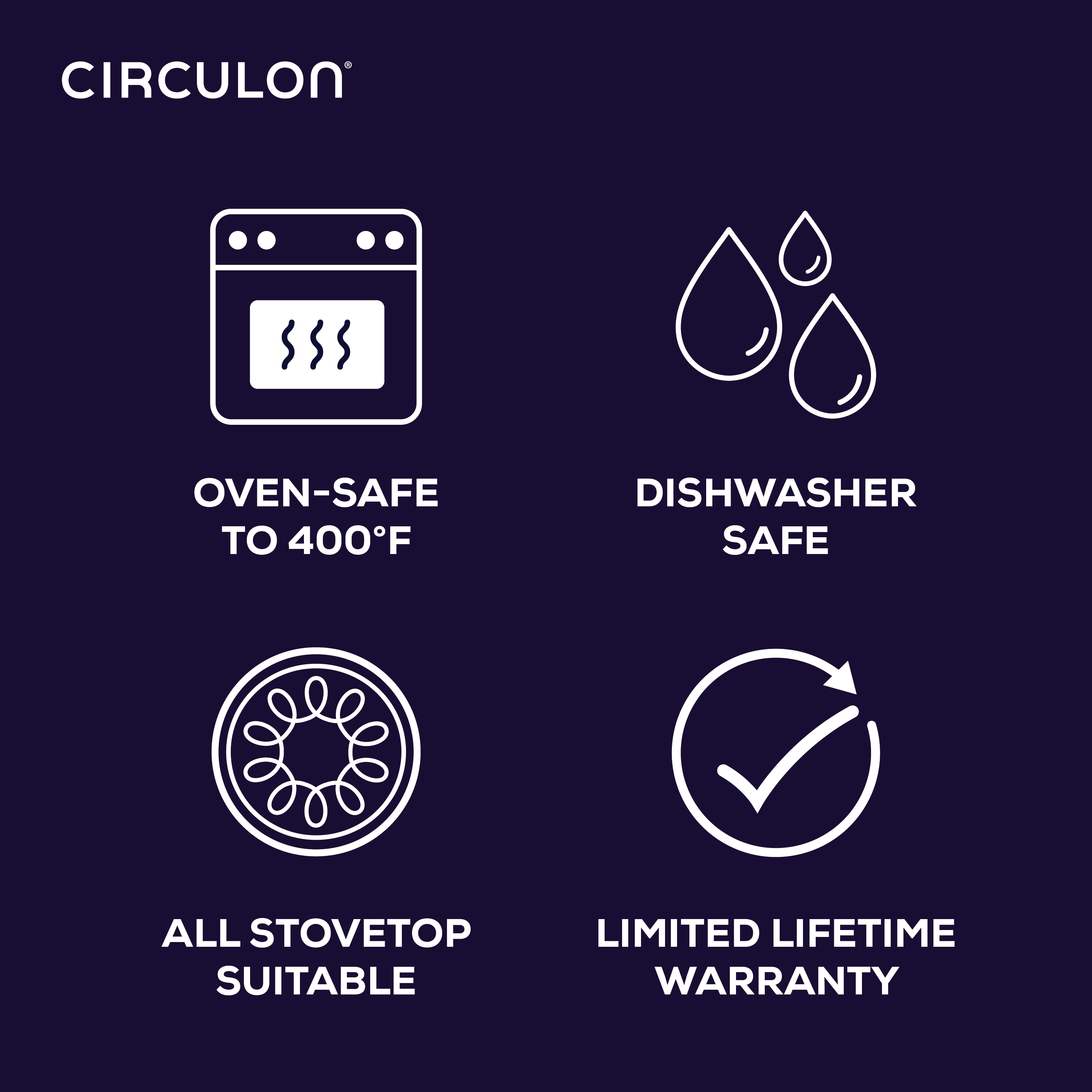 8 Quart Nonstick Stockpot with Lid - ScratchDefenseâ¢ Technology for Durable Cooking - Perfect for Soups, Stews, Pasta & Family Meals