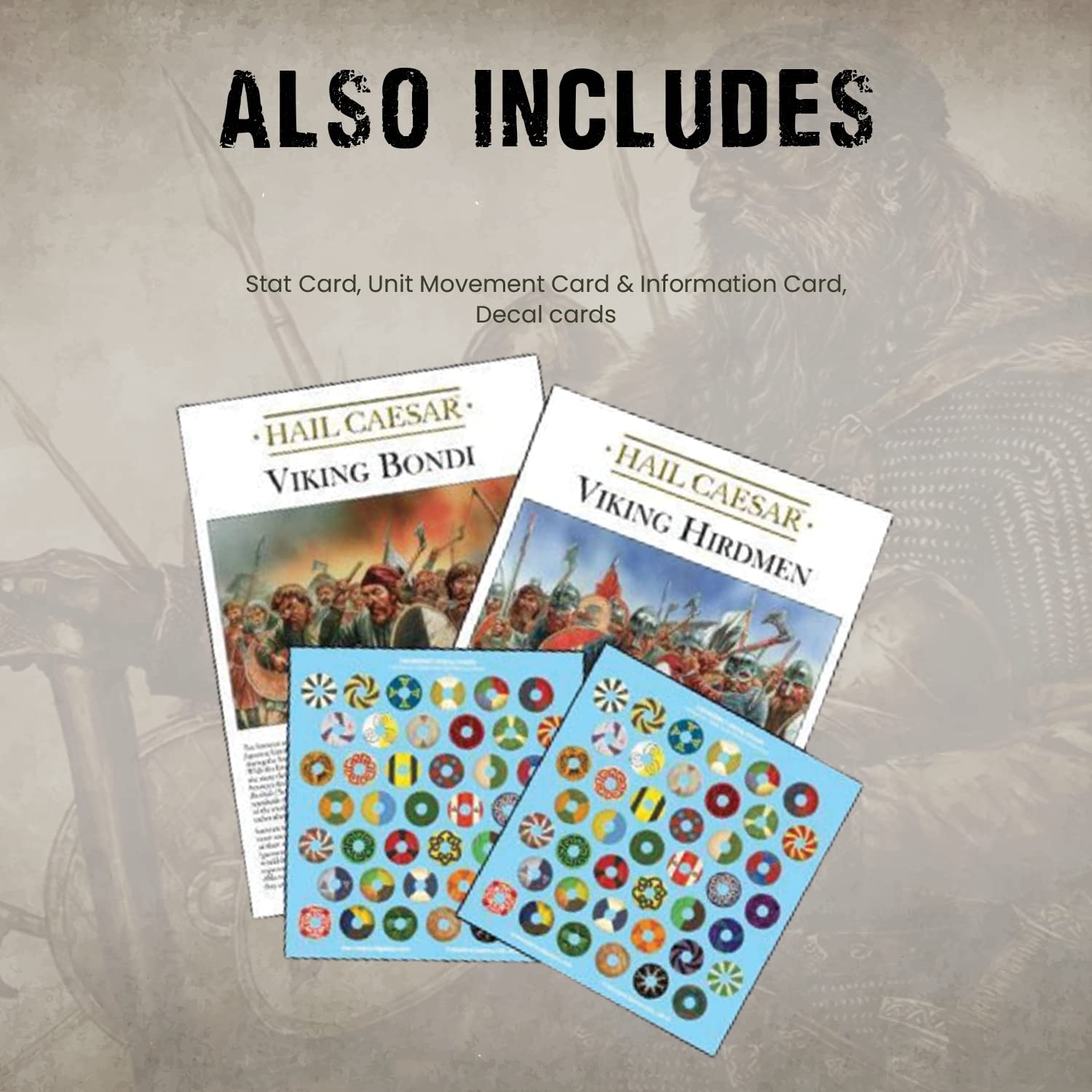 Wargames Delivered Hail Caesar - Viking Starter Army 28mm Miniatures Set | Roman & Greek Tabletop War Game Figures | DND Miniatures by Warlord Games | Perfect for Wargaming Battles & RPG Campaigns