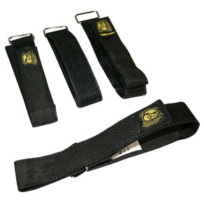 Bulldog Winch 4-Piece Heavy-Duty Storage Cinch Strap Set - Secure Cargo, Equipment & Gear for Trucks, Trailers & Outdoor Adventures