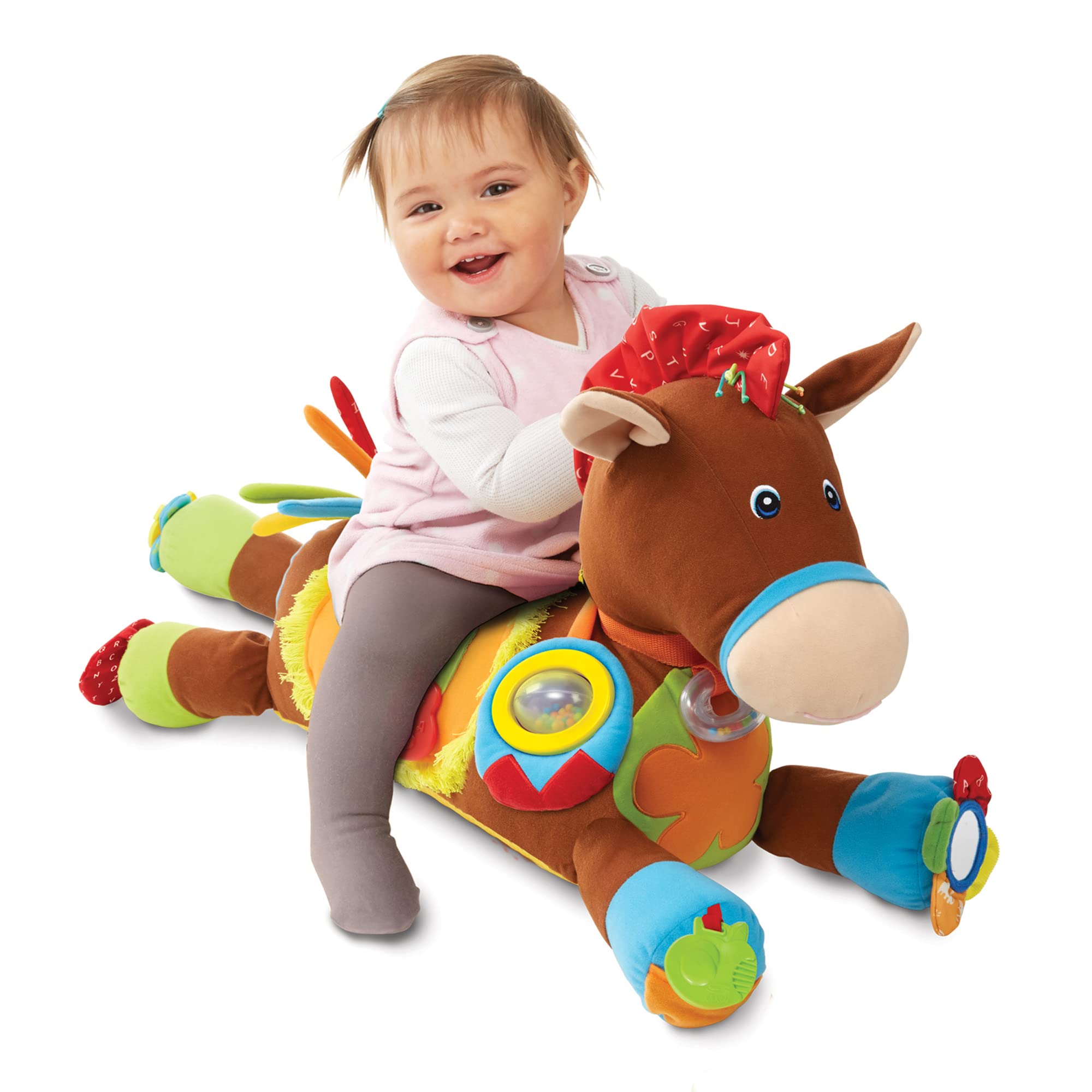 Melissa & Doug Giddy-Up and Play Interactive Wooden Horse Game for Kids - Fun Pretend Play Toy for Toddlers & Preschoolers - Perfect for Indoor Playtime, Birthday Gifts & Early Childhood Development