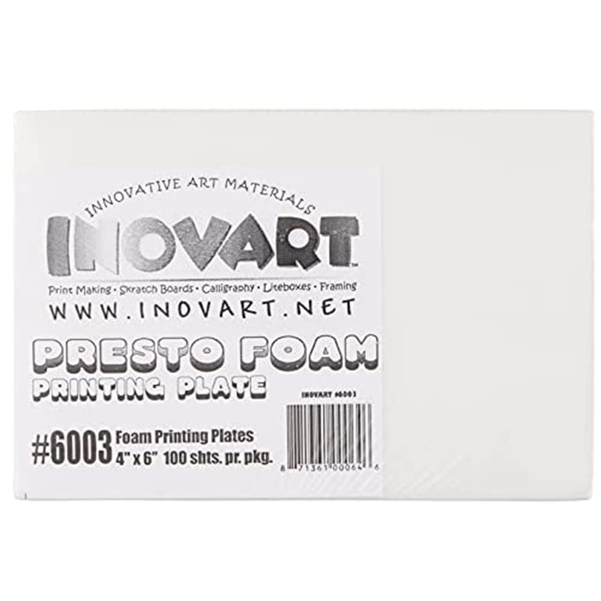 Presto Foam Printing Plates Econo Pack - 4