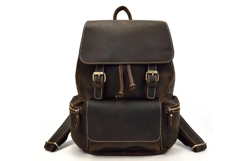 Stylish Women's Genuine Leather Backpack Purse - Fashionable & Durable Rucksack for Work, Travel & Everyday Use