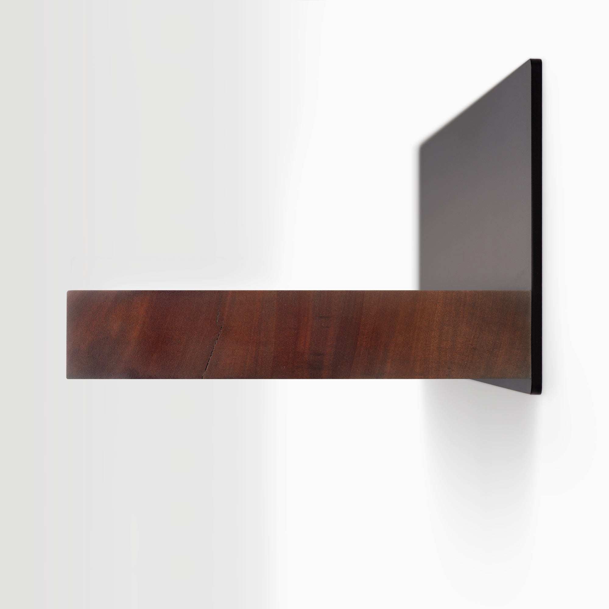 Skaksel Dutch Mocha Floating Shelf - Rustic Wood Wall Shelf for Living Room, Kitchen, Bathroom Storage & Decor