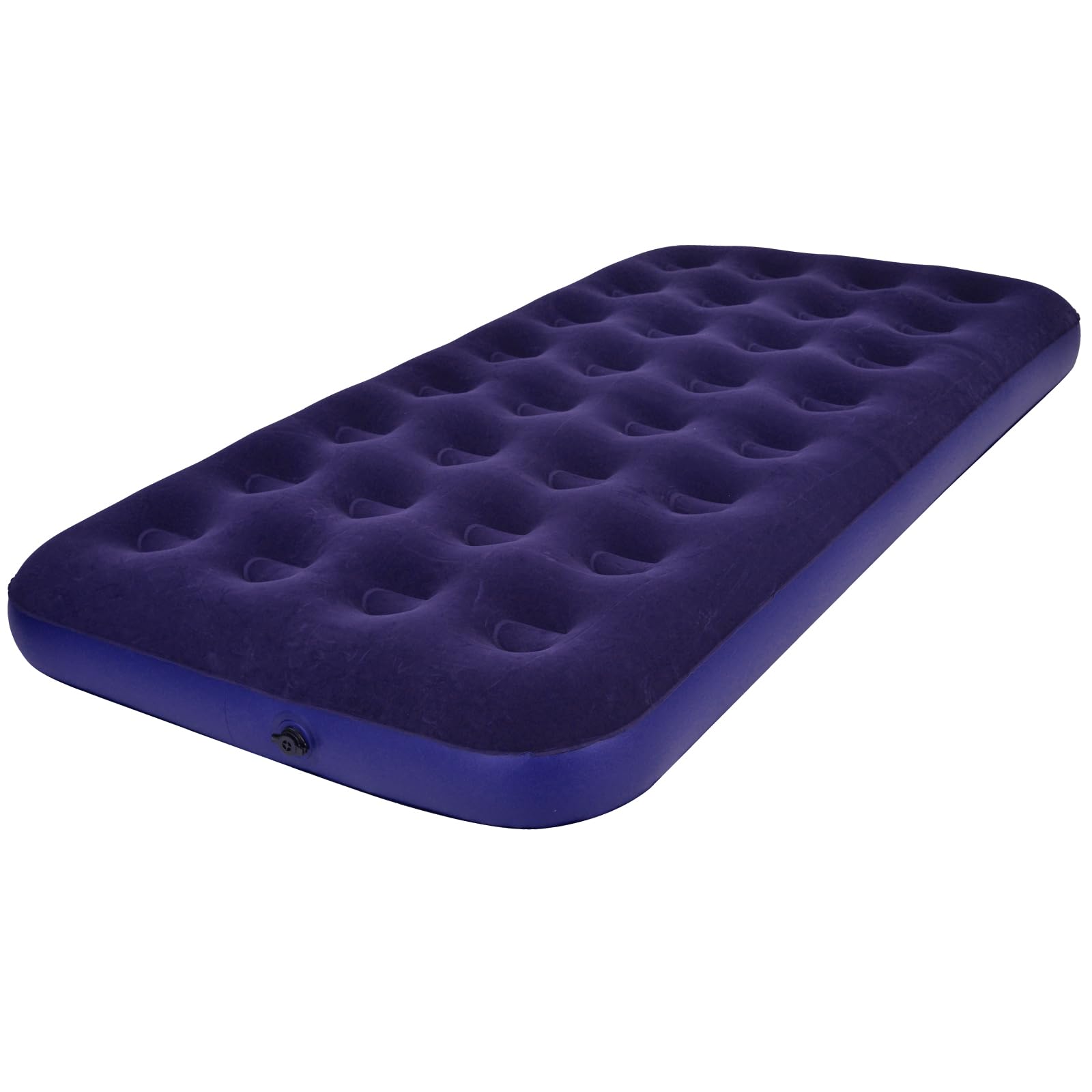 Twin Camping Air Mattress - Inflatable Air Bed with Flocked Top for Comfort - Perfect for Outdoor Adventures, Guest Beds & Travel