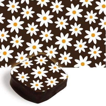 Daisy Flower Transfer Sheet for DIY Crafts - Perfect for T-Shirts, Tote Bags & Home Decor Projects
