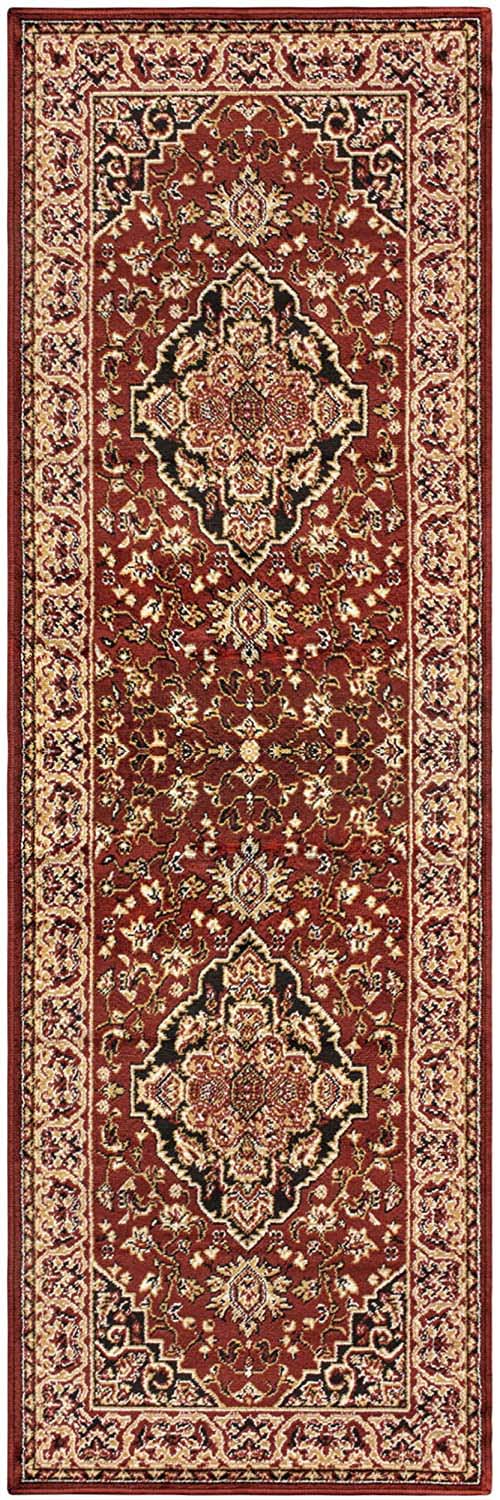 Glendale Traditional Floral Medallion Indoor Area Rug - Non-Slip Living Room Carpet, Bedroom Runner, Hallway Decor | Soft & Durable Home Floor Mat for Cozy Interior Design