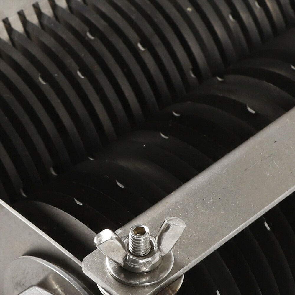 5mm Stainless Steel Meat Cutting Blade Set - Commercial Replacement Parts for QE 500KG/H Meat Slicer Machine - Durable Restaurant & Supermarket Butcher Equipment - Perfect for Beef, Pork, Poultry Processing and Deli Slicing