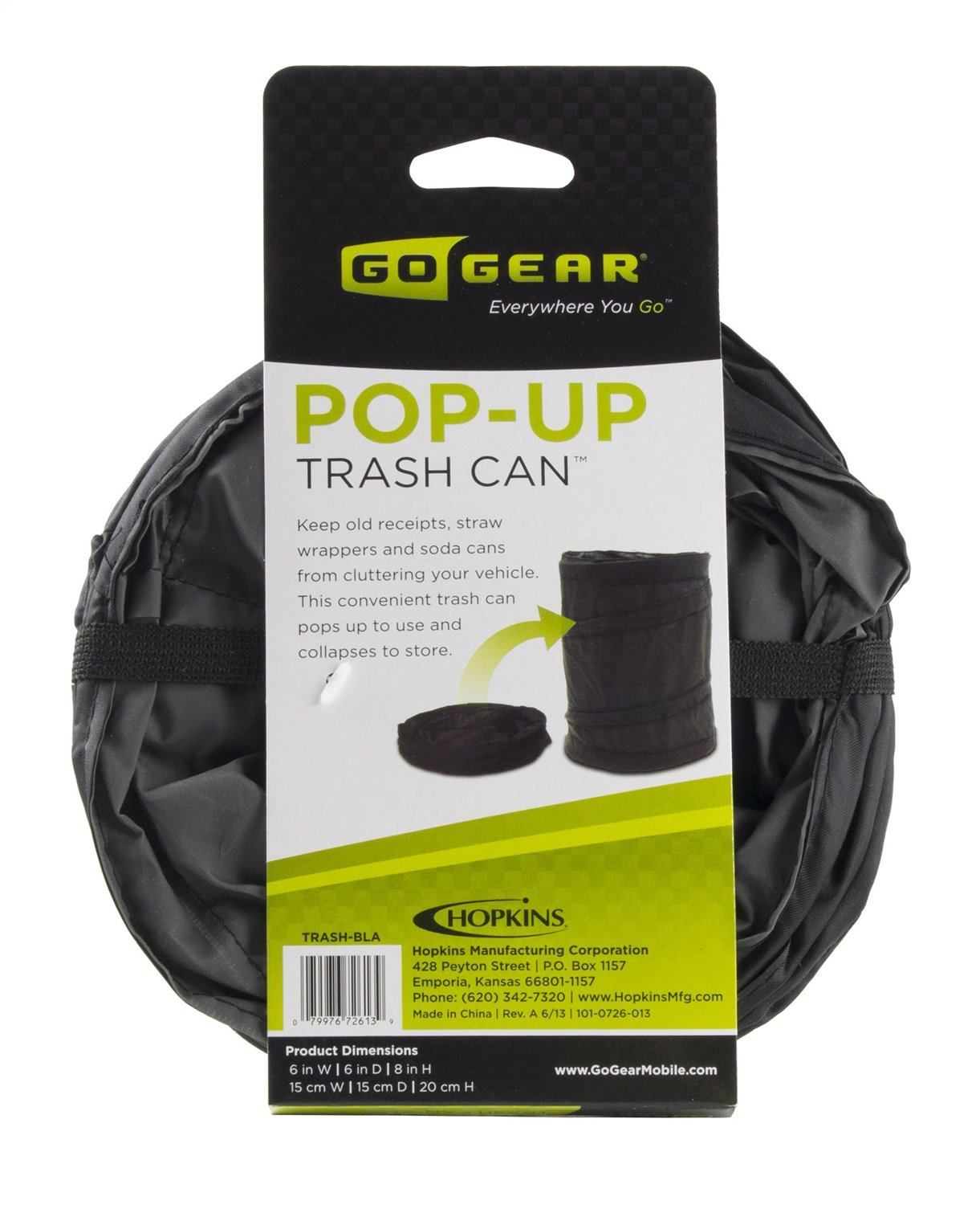 BLK Pop Up Trash Can - 13 Gallon Automatic Open Lid Kitchen Garbage Bin with Step Pedal, Odor Control & Hands-Free Operation - Perfect for Home, Office, and Commercial Use