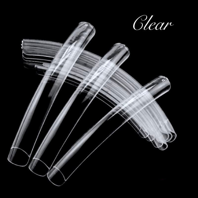 Extra Long Square Nail Tips - 10pcs Pack for Acrylic Nails, Gel Extensions & DIY Manicures - Perfect for Salon Professionals & Home Nail Art