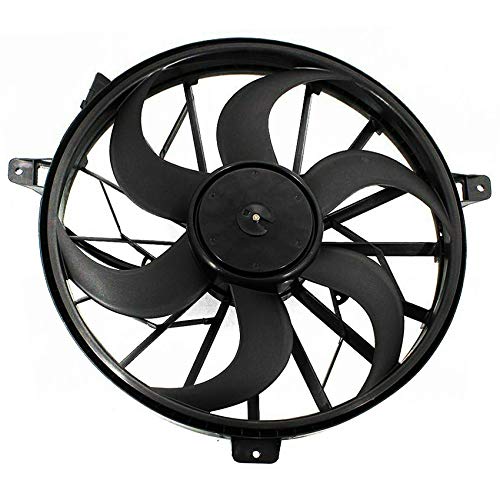 RAREELECTRICAL Replacement Cooling Fan for 2004 Jeep Grand Cherokee Limited - Compatible with Part Numbers 52079528AD & CH3115142 | Engine Cooling System Maintenance