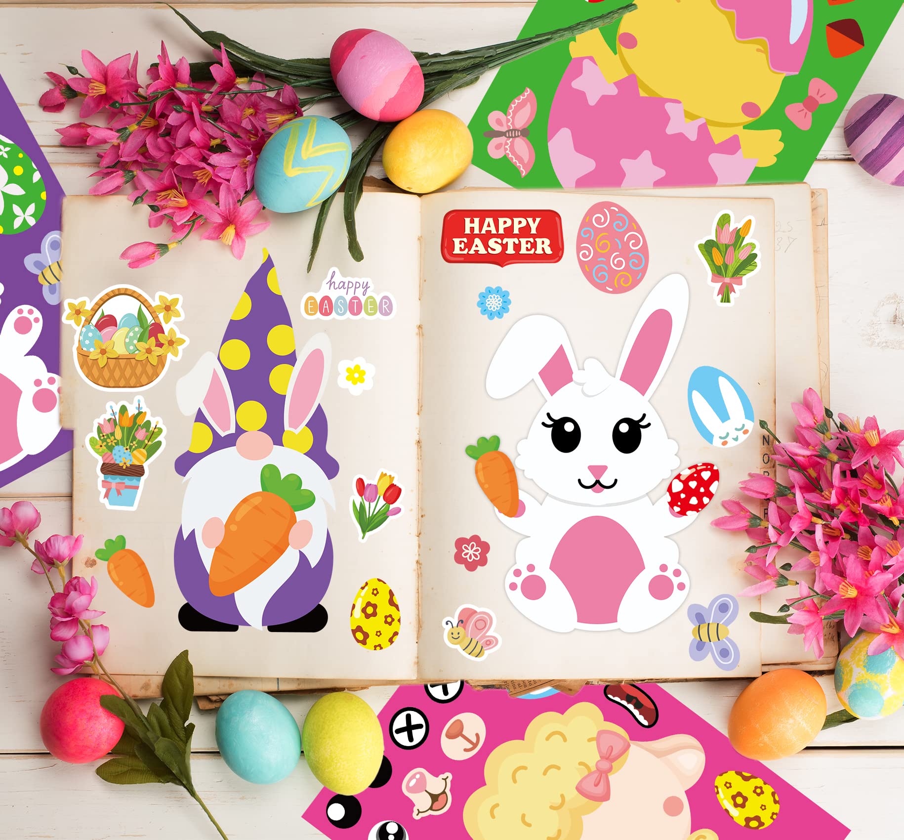 Easter Stickers for Kids - Fun Holiday Decals for Scrapbooking, DIY Crafts & Party Favors | MISS FANTASY