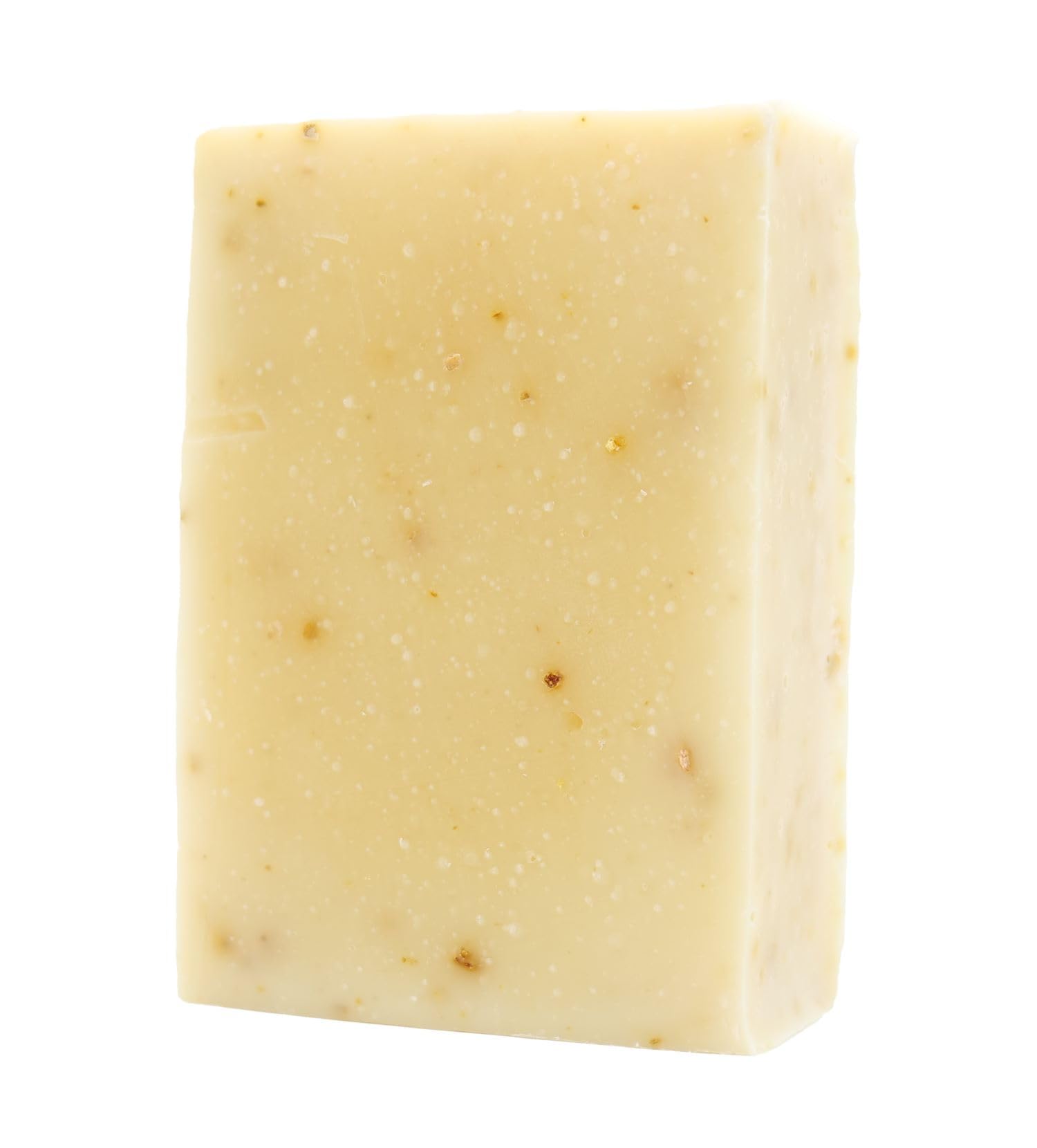 All-Natural Almond & Orange Exfoliating Bar Soap - Organic, Moisturizing & Gentle for Dry Skin - Perfect for Shower, Bath & Gift Giving