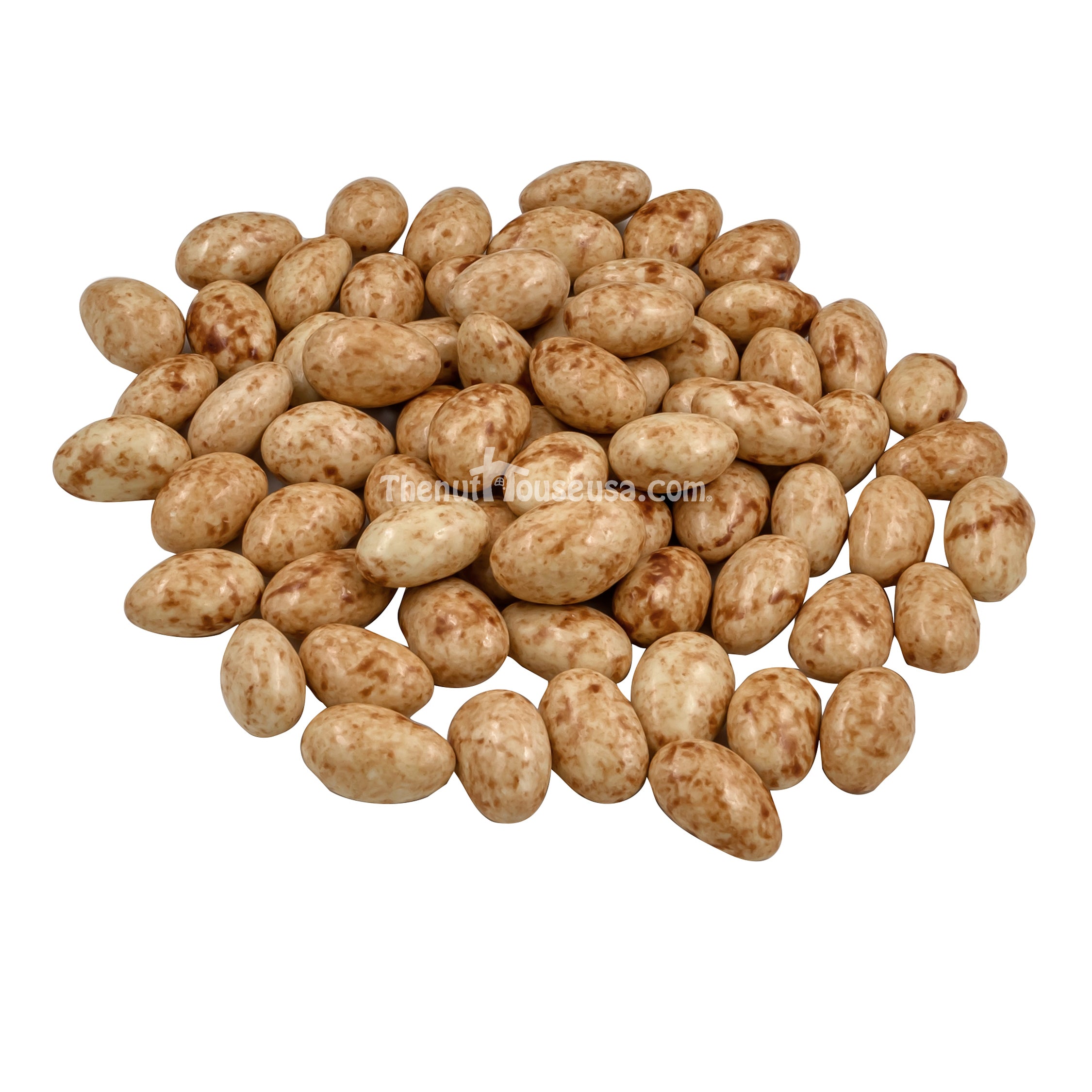 Premium Caramel Marbled Chocolate Covered Almonds - Gourmet Snacks for Gifting, Parties & Healthy Desserts