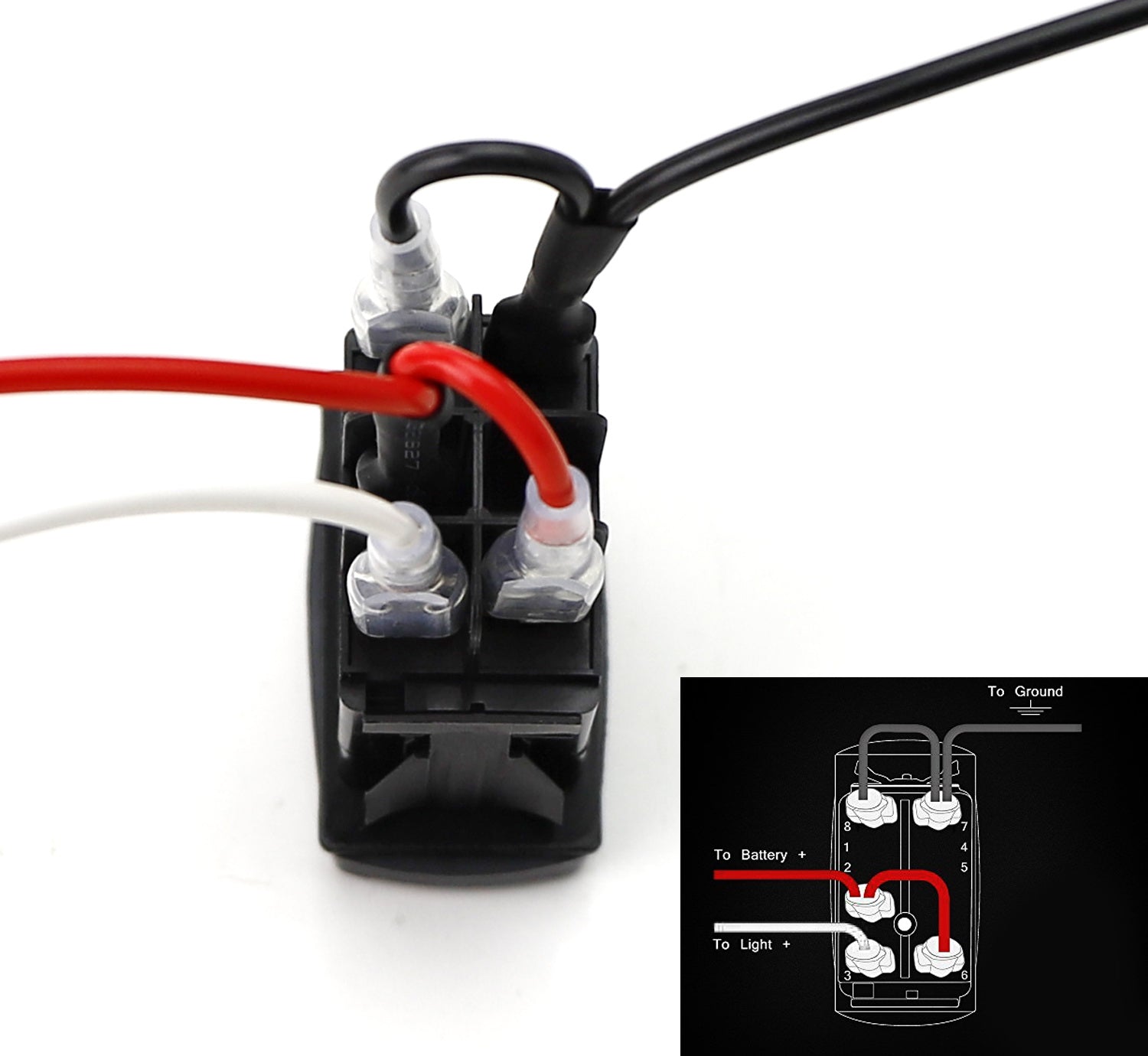 3pc Simple Jumper Wire Kit for 5 Pin Rocker Switch - Easy Connection Kit for DIY Electronics, Automotive Wiring & Home Appliance Repair