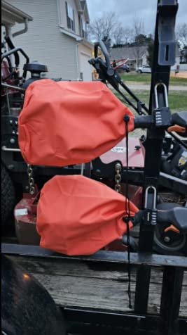 Waterproof & Dustproof Engine Cover for Weed Eater Trimmer, Lawn Mower, Pole Saw, Edger - 2 Pack - Protect Outdoor Power Equipment from Rain, Dust & Debris During Storage & Transport