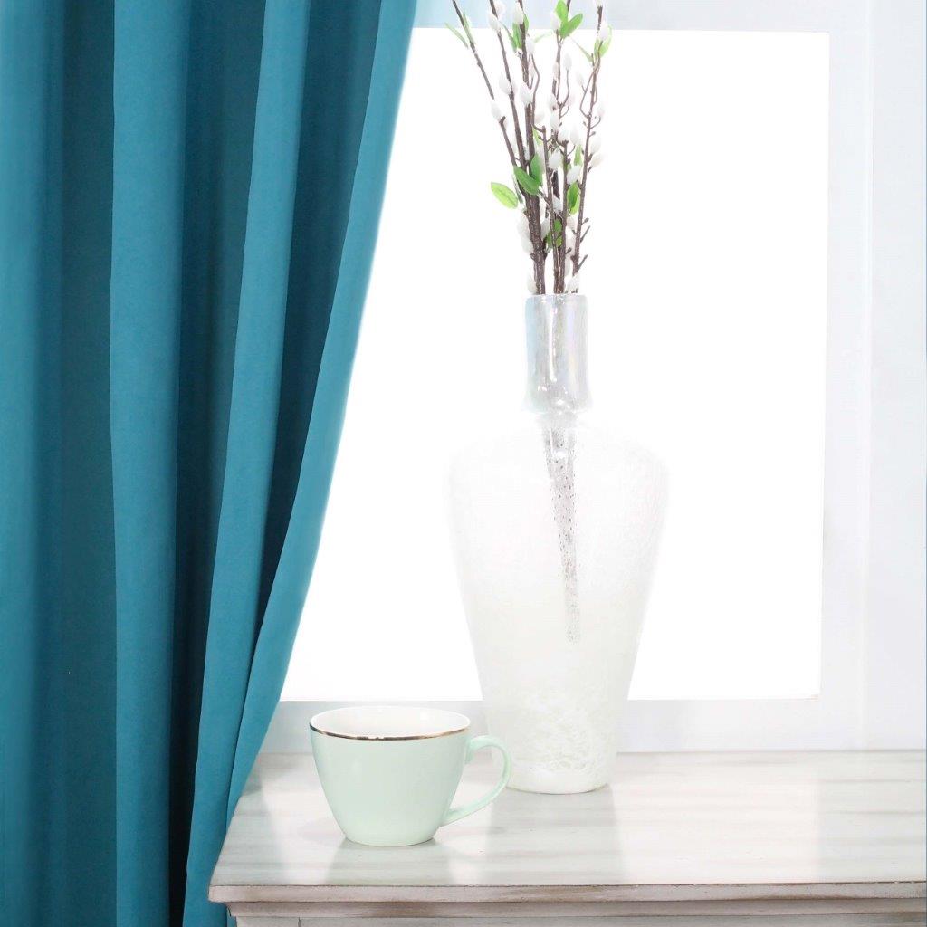 Blackout Curtains with Grommet Top - Solid Classic Modern Window Treatment for Bedroom & Living Room - Noise Reducing & Energy Saving