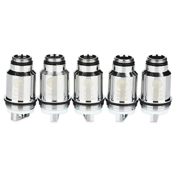 IJOY Tornado 150 Replacement SS316L Coil Head 5-Pack - Compatible with IJOY Tornado 150 Vape Tank - Stainless Steel Coils for Smooth Vaping Experience - Perfect for Cloud Chasing and Flavor Enhancement