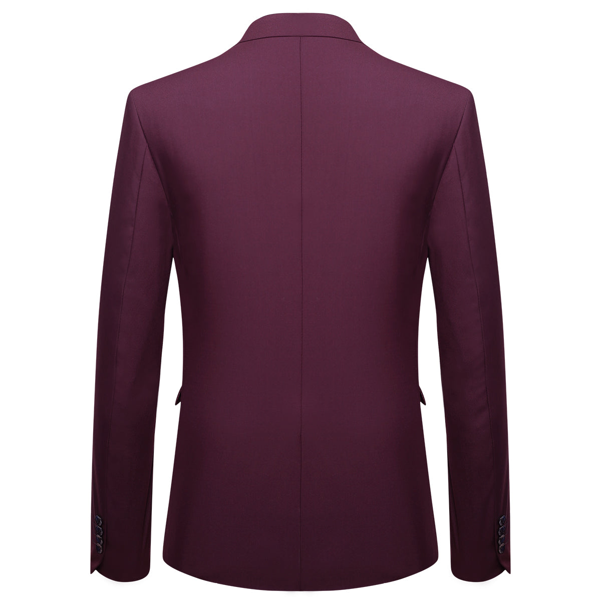 3 Piece Slim Fit Classic Casual Suit for Men - Dark Red | Business, Wedding & Formal Events | Premium Comfort & Stylish Look