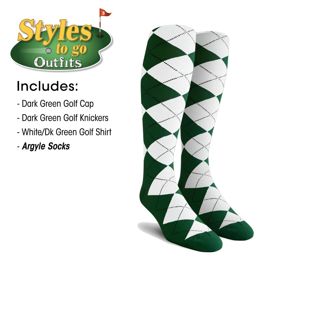 Men's Complete Golf Outfit Set - Premium Golf Shirt, Cap & Socks - Stylish & Comfortable Golf Attire for Men - Perfect for Golf Courses, Tournaments & Casual Wear